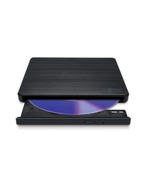 LG GP60NB60.AUAE12B 8X USB 2.0 Portable Slim DVD-RW,  Black (GP60NB60.AUAE12B)