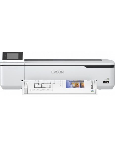 Epson SureColor SC-T3100N, 24-Inch  Large Format Printer, 2400x1200 Dpi, USB, Ethernet, Wi-Fi (C11CF11301A0)