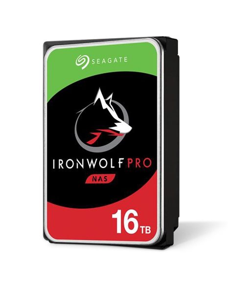 Seagate IronWolf Pro 16TB NAS HDD, 3.5-Inch, SATA3, 7200rpm, 256MB Cache, for NAS (ST16000NE000)