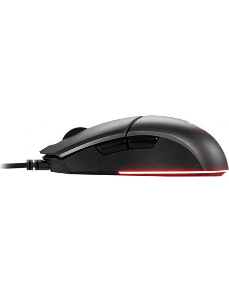 MSI Clutch GM11 Gaming Mouse, 5000Dpi USB, Black (S12-0401650-CLA)