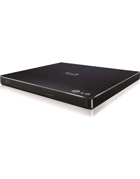LG BP55EB40 BD-RW Slim External DVD Recorder Drive, Black (BP55EB40)