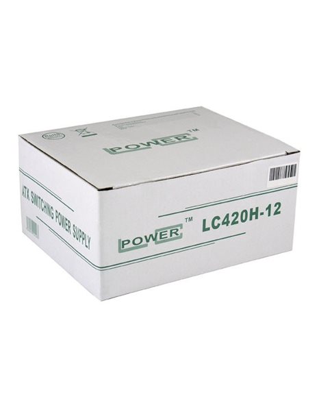 LC-Power Office Series 420W Power Supply, Passive PFC, 120mm Fan (LC420H-12 V1.3)