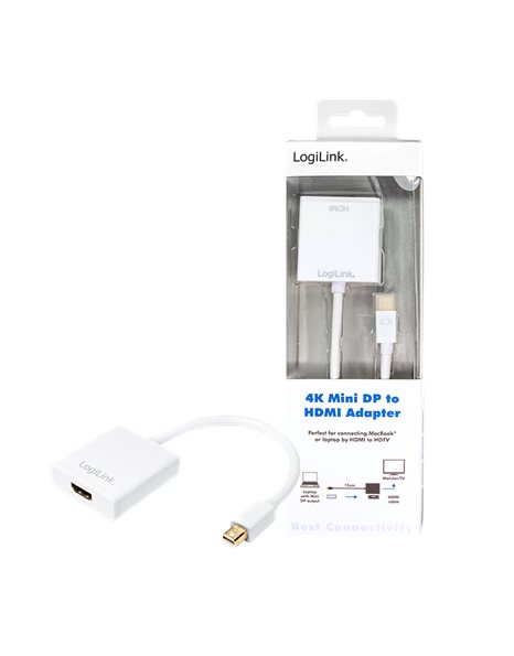 LogiLink Mini DisplayPort 1.2 to HDMI adapter (CV0036B)