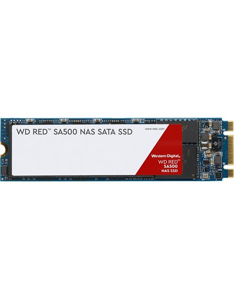 Western Digital Red M.2 2280 NAS SSD, 1TB, SATA3, 560 MBps (Read)/530 MBps (Write) (WDS100T1R0B)