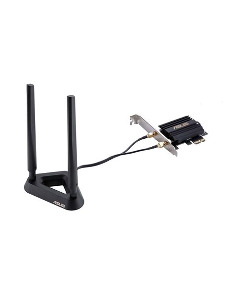 Asus AX3000 Dual Band PCI-E WiFi 6 (802.11ax) Adapter with 2 external antennas (90IG0610-MO0R00)