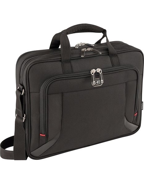 Wenger Prospectus 16-inch Laptop Briefcase with Tablet Pocket, Black (600649)