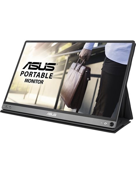 Asus MB16AHP15.6-Inch FHD IPS Monitor, 1920x1080, 16:9, USB-C, Micro HDMI, Speakers (90LM04T0-B01170)