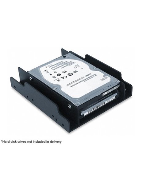 LC-Power HDD adapter for 2x 2.5-inch Disk Drives to 3.5-inch Drive Bay (LC-ADA-35-225)