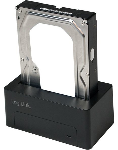 LogiLink Quickport USB 3.0 for 2.5+3.5-inch SATA HDD/SSD, Black (QP0026)