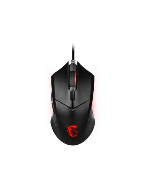 MSI Clutch GM08 Gaming Mouse, 6 Buttons, Black (S12-0401800-CLA)