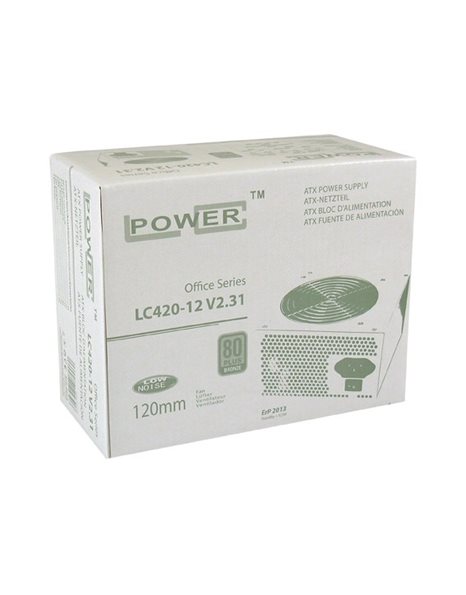 LC-Power Office Series 350W Power Supply, 80+ Bronze, Active PFC, 120mm Fan (LC420-12 V2.31)