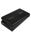 LogiLink External HDD enclosure 3.5-Inch, SATA, USB 2.0, aluminum, black (UA0082)