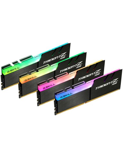 G.Skill Trident Z RGB 128GB Kit (4x32GB) 3600MHz UDIMM DDR4 CL18 1.35V, Black (F4-3600C18Q-128GTZR)