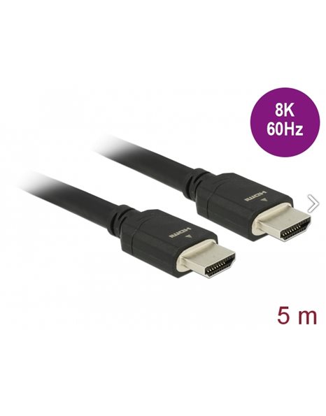 Delock High Speed HDMI Cable 48 Gbps 8K 60 Hz 5m (85296)