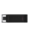 Kingston USB3.2 Flash Drive Stick Data Traveler, 64GB, Black (DT70/64GB)