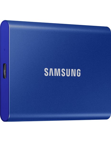 Samsung Portable 2TB External SSD T7, 2.5-Inch, USB 3.2 Gen 2, 1050 MBps (Read)/1000 MBps (Write), Blue (MU-PC2T0H/WW)