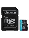 Kingston CANVAS GO! PLUS MicroSD Card 256 GB With SD Adapter, 170MBps (Read)/90MBps (Write) (SDCG3/256GB)