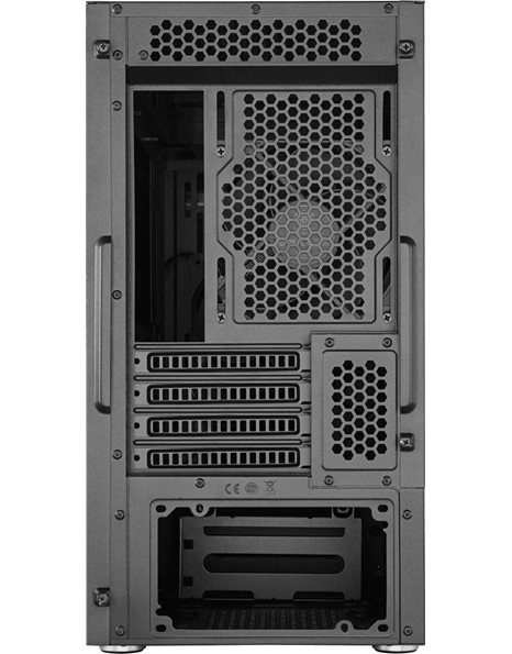 CoolerMaster Silencio S400, Mini Tower, Mini-ITX, USB3.2, No PSU, Tempered Glass Side Panel, Black (MCS-S400-KG5N-S00)