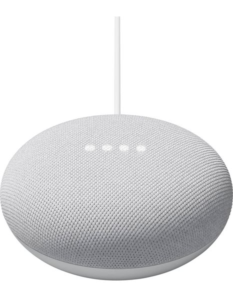 Google Nest Mini 2nd Generation Smart Speaker, Chalk (GA00638-EU)