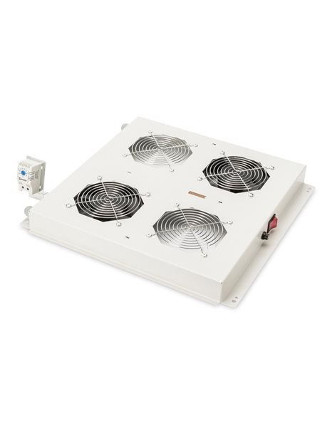 DIGITUS Roof Cooling Unit for Unique Network Cabinets And Dynamic Basic Network- and Server Cabinets (DN-19 FAN-2-N)