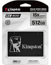 Kingston KC600 SSD 512GB 2.5-Inch SATA3 550MB/S (Read) 520MB/S (Write) (SKC600/512G)