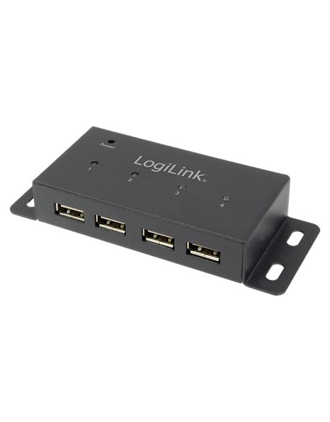 LogiLink USB 2.0 hub, 4-port, metal (UA0141A)