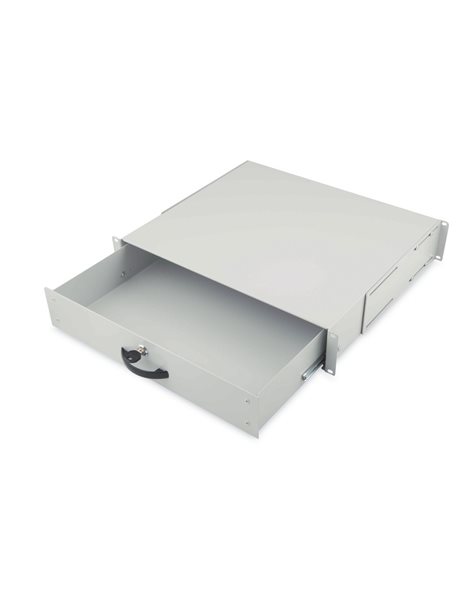 DIGITUS Keyboard Drawer And Document Storage for 483 mm (19-Inch) Cabinets (DN-19 KEY-2U)