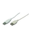 Logilink USB 2.0 extension cable, A male to A female, grey, 2m (CU0010)