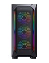 COUGAR MX410 Mesh-G RGB, Mid Tower, ATX, USB 3.0, Side Panel, Black (MX410 MESH-G RGB)