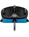 Logitech G300S Gaming Mouse, 9 Buttons, 2500dpi, Black and Blue (910-004345)