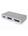 RaidSonic Icy Box Dual Type-C Notebook DockingStation For MacBook, Silver (IB-DK4030-2C)