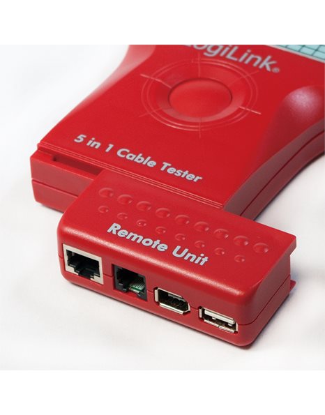 LogiLink Cable tester 5-in-1 with remote unit (WZ0014)