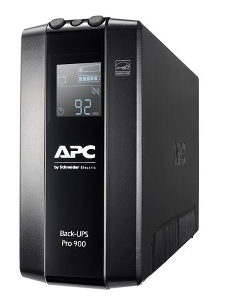APC BR900MI, 900VA/540W, 6 Outlets, AVR, LCD Interface (BR900MI)