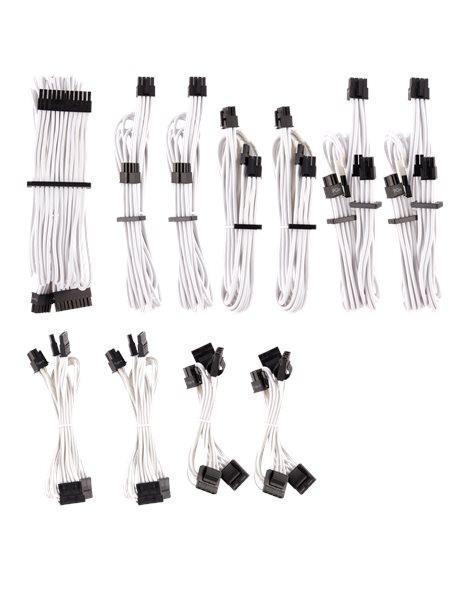 Corsair Premium Individually Sleeved PSU Cables Pro Kit Type 4 Gen 4, White (CP-8920224)