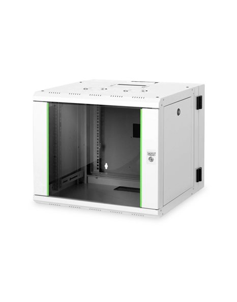 DIGITUS Wall Mounting Cabinet Unique Series - double sectioned, pivoted (DN-19 09-U-3)