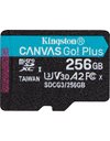 Kingston CANVAS GO! PLUS microSD Card 256 GB, Up To 170MB/S  (SDCG3/256GBSP)