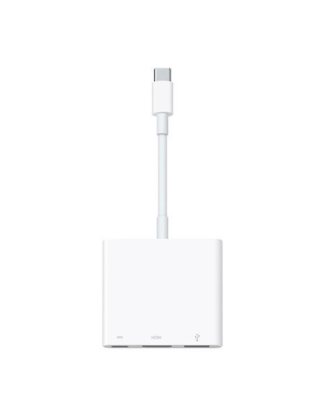 Apple USB-C Digital AV Multiport Adapter, White (MUF82ZM/A)