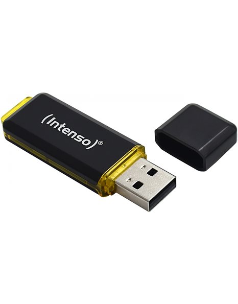 Intenso High Speed Line 128GB USB 3.1 Flash Drive, Black & Yellow (3537491)
