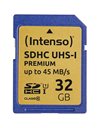 Intenso Premium SDHC 16GB C10, 45MB/S (3421470)