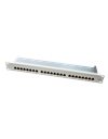 LogiLink Patch panel 19-Inch-mounting Cat.6 STP 24 ports, grey (NP0040A)