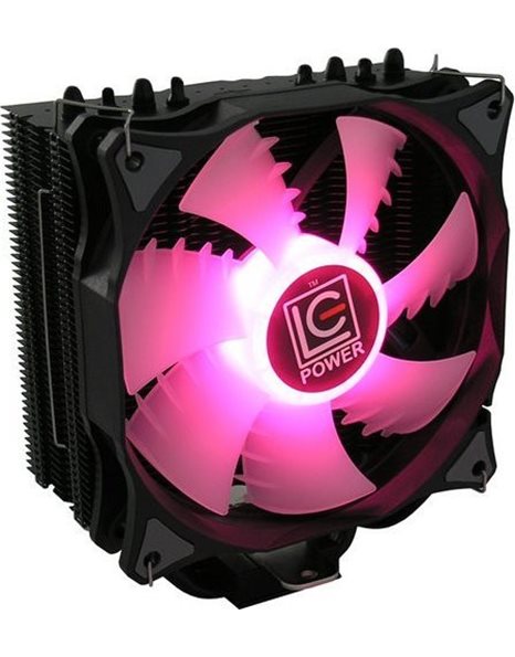 LC-Power RGB Copper/Aluminium Heatpipe CPU Cooler for Intel & AMD (LC-CC-120-RGB)