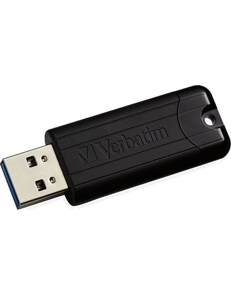 Verbatim PinStripe 16GB USB 3.0 Flash Drive, Black (49316)