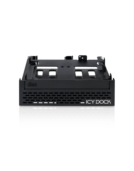 ICY DOCK FLEX-FIT Quinto Tool-less 4x 2.5 Inch SSD/HDD And Slim/Ultra-Slim ODD Mounting Bracket for 5.25 Inch Bay (MB344SPO)
