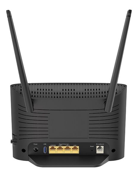 D-Link Wireless AC1200 Gigabit VDSL/ADSL Modem Router (DSL-3788)