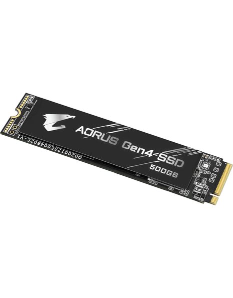 Gigabyte Aorus Gen4 SSD 500GB SSD, M.2 NVMe PCIe, 5000MBps (Read)/2500MBps (Write) (GP-AG4500G)