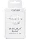Samsung Combo Cable Type-C & MicroUSB, White (EP-DG930DWEGWW)