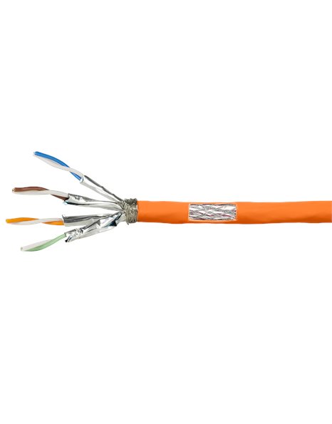 LogiLink Cat.7 Installation cable S/FTP AWG23 1000MHz, 100m, Orange (CPV0060)