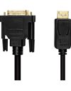 LogiLink DisplayPort to DVI cable, black, 2m (CV0131)