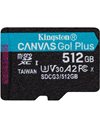 Kingston CANVAS GO! PLUS MicroSD Card 512 GB, Up To 170MB/S (SDCG3/512GB)