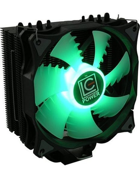 LC-Power RGB Copper/Aluminium Heatpipe CPU Cooler for Intel & AMD (LC-CC-120-RGB)